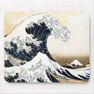 Die große Welle vor Kanagawa Hokusai, japanische K Mousepad