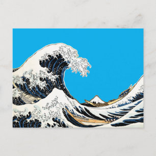 Die große Welle vor Kanagawa Hokusai, japanische K Postkarte