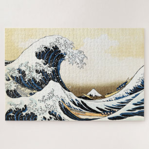Die große Welle vor Kanagawa Hokusai, japanische K Puzzle