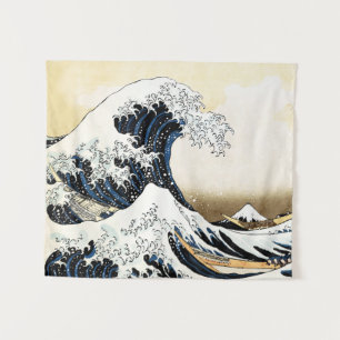 Die große Welle vor Kanagawa Hokusai, japanische K Wandteppich