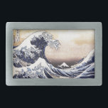 Die große Welle vor Kanagawa Hokusai japanische Ku Rechteckige Gürtelschnalle<br><div class="desc">Katsushika Hokusai The Great Wave Off Kanagawa (1830) The Great Wave off Kanagawa, auch bekannt als The Great Wave oder einfach The Wave, ist ein ukiyo-e-Druck des japanischen Künstlers Hokusai, veröffentlicht irgendwann zwischen 1830 und 1833 in der späten Edo-Periode als der erste Druck in Hokusai's Reihe 36 Ansichten des Fuji...</div>