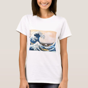 Die große Welle vor Kanagawa, Hokusai T-Shirt