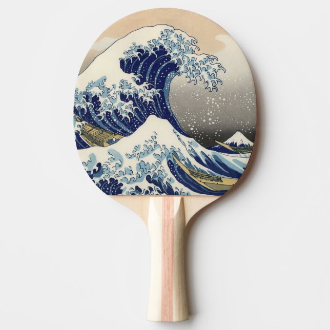 Die große Welle vor Kanagawa Hokusai Tischtennis Schläger (Vorderseite)