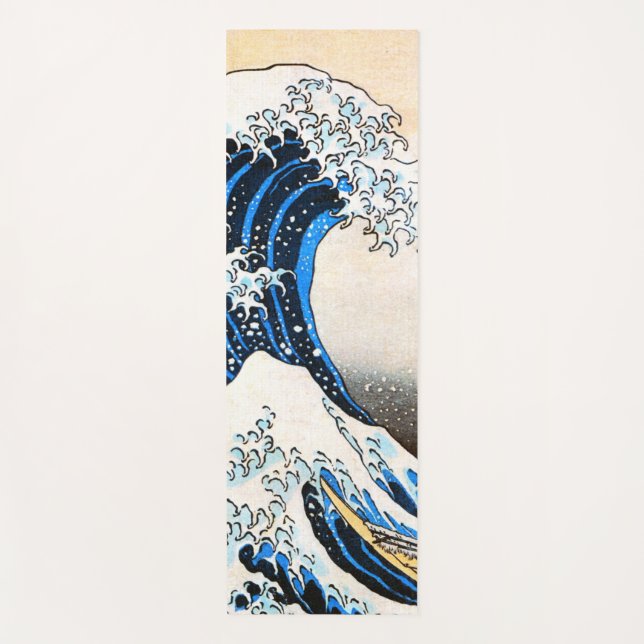 Die große Welle vor Kanagawa, Hokusai Yogamatte (Vorderseite)