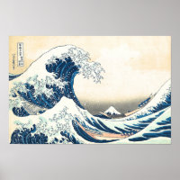 Die große Welle vor Kanagawa Japanischer Kunstdruc
