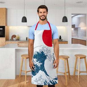 Die große Welle vor Kanagawa mit modernem Twist Schürze