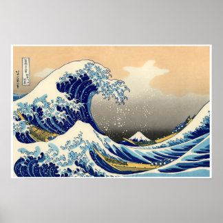 Die große Welle vor Kanagawa, Poster