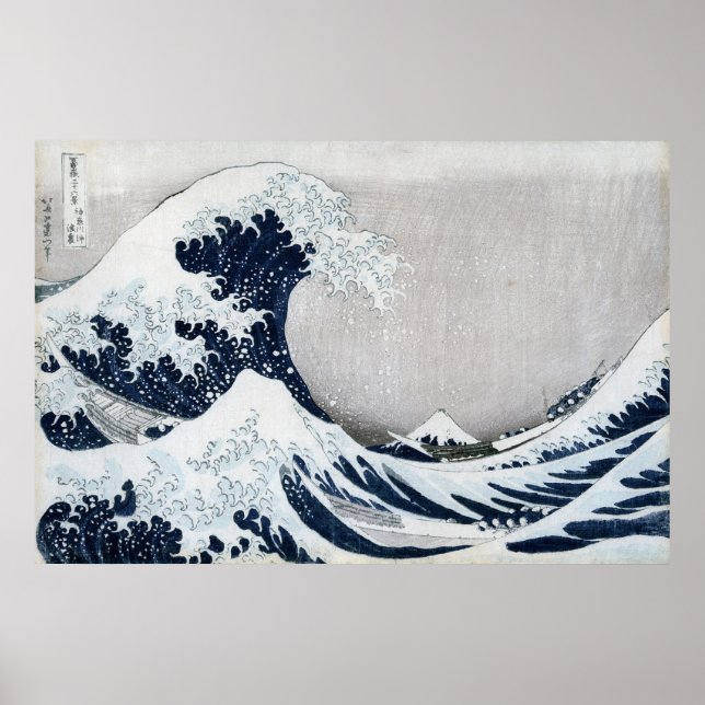 Die große Welle vor Kanagawa Poster (Vorne)