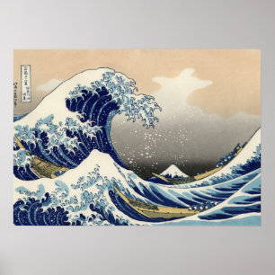 Die große Welle vor Kanagawa-Poster Poster