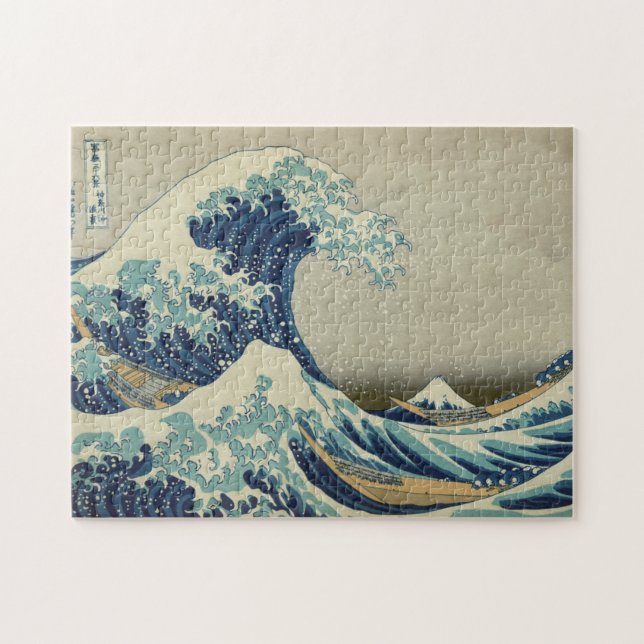 Die große Welle vor Kanagawa Puzzle (Horizontal)