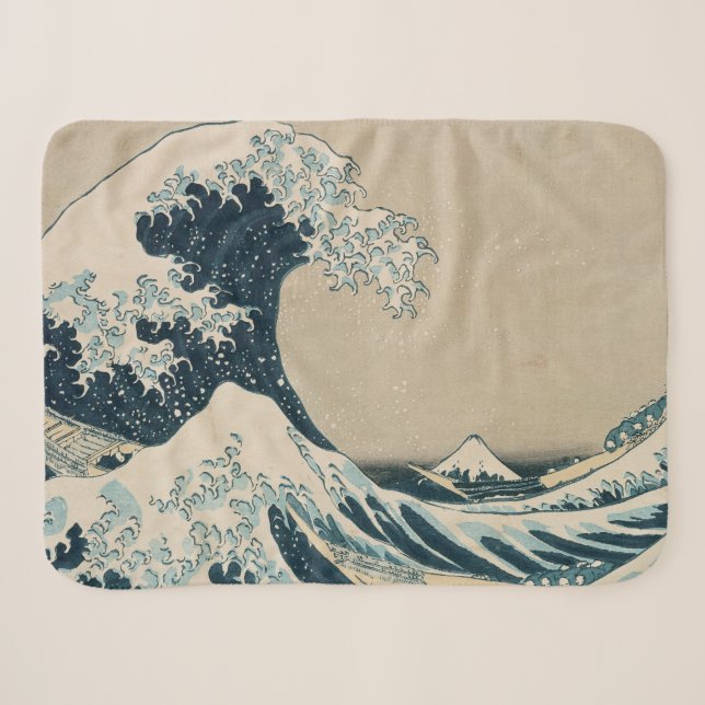 Die große Welle vor Kanagawa Sherpadecke (Vorderseite (Horizontal))
