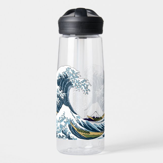 Die große Welle vor Kanagawa  Trinkflasche (Vorne)