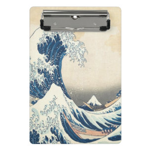 Die große Welle vor Kanagawa Ukiyo-e Japanisch Mini Klemmbrett