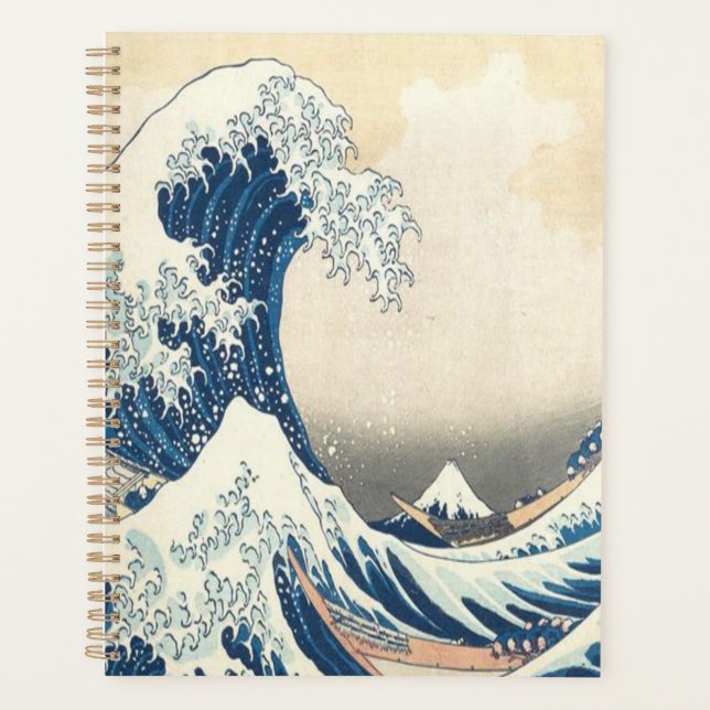 Die große Welle vor Kanagawa Ukiyo-e Japanisch Planer (Vorderseite)