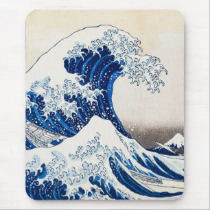 Die große Welle vor Kanagawa – Vintage Japan Mousepad