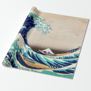 Die große Welle vor Kanagawa Vintage japanische Ku Geschenkpapier