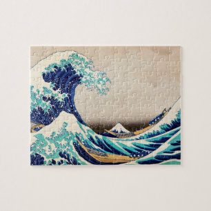 Die große Welle vor Kanagawa Vintage japanische Ku Puzzle