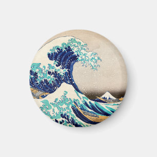 Die große Welle vor Kanagawa Vintager japanischer  Magnet
