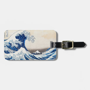 Die große Welle vor Kanagawa von Hokusai Kunst Gepäckanhänger