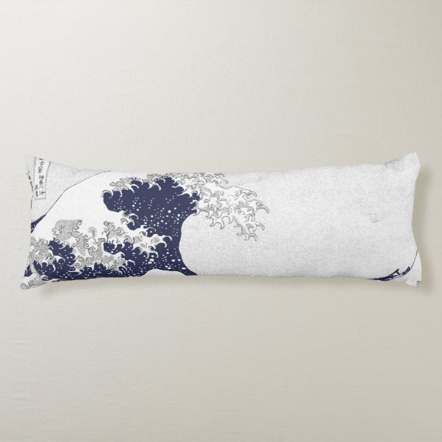 Die Große Welle vor Kanagawa von Katsushika Hokusa Seitenschläferkissen (Vorderseite)