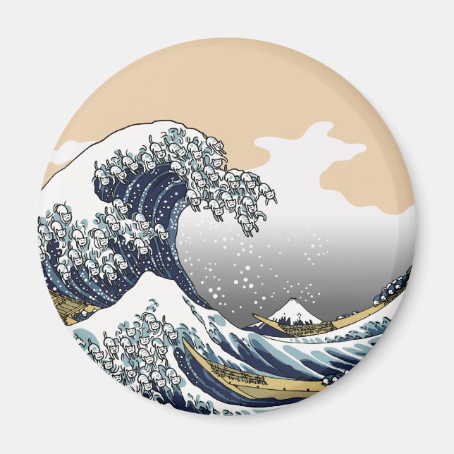 Die große Welle vor Katagawa Magnet (Vorne)