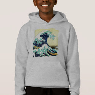 Die große Welle weg von Kanagawa (神奈川沖浪裏) Hoodie