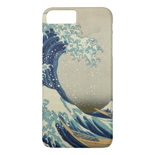 Die große Welle weg von Kanagawa Case-Mate iPhone Hülle (Rückseite)