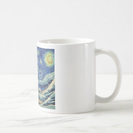 Die große Welle weg von Kanagawa - die Kaffeetasse