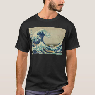 Die große Welle weg von Kanagawa durch Katsushika T-Shirt