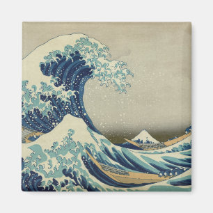 Die große Welle weg von Kanagawa Magnet