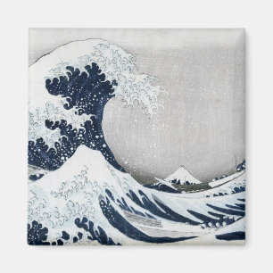 Die große Welle weg von Kanagawa Magnet