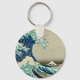Die große Welle weg von Kanagawa Schlüsselanhänger