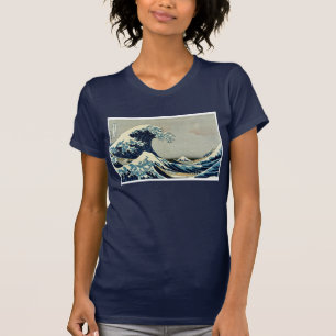 Die große Welle weg von Kanagawa T-Shirt
