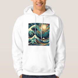 Die große Welle, Welle von Kanagawa v1 Hoodie