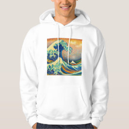 Die Große Welle, Welle von Kanagawa v2 Hoodie