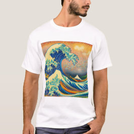Die Große Welle, Welle von Kanagawa v2 T-Shirt