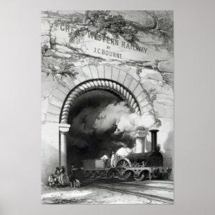 Die Große Western-Bahn, 1846 Poster