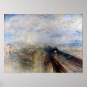 Die Große Western-Bahn, William Turner, 1844 Poster