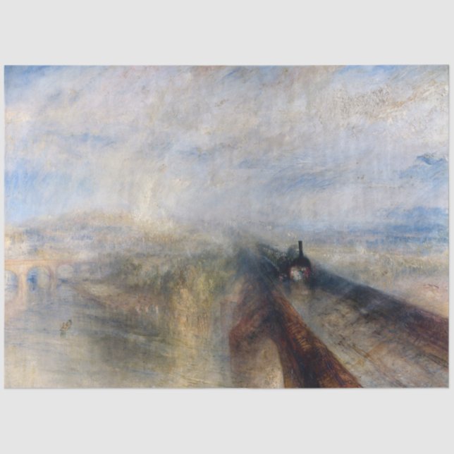 Die Große Western-Bahn, William Turner, 1844 Seidenpapier (Vorderseite)