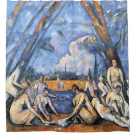 Die großen Bäder des Duschvorhangs Paul Cézanne Duschvorhang