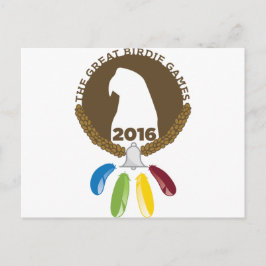 Die Großen Birdie Spiele 2016! Postkarte