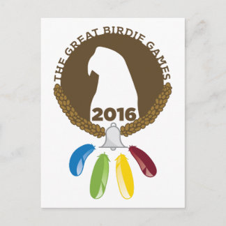 Die Großen Birdie Spiele 2016! Postkarte
