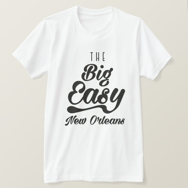 Die großen, einfachen New Orleans T-Shirt (Design vorne)