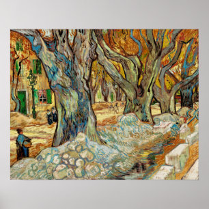 Die großen Flugzeug (Straßenbauten in Saint-Rémy) Poster