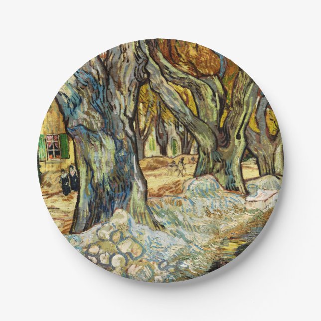 Die großen Flugzeug von Vincent Van Gogh Pappteller (Vorderseite)