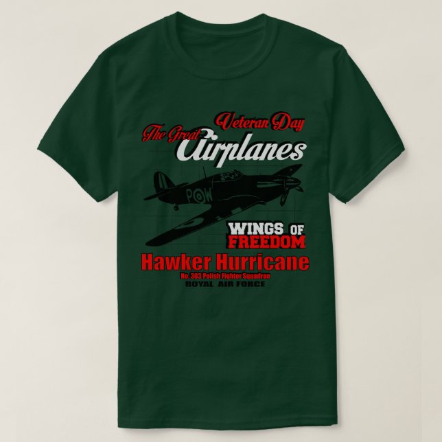 Die großen Flugzeuge haben Hurrikan 1 T-Shirt (Design vorne)