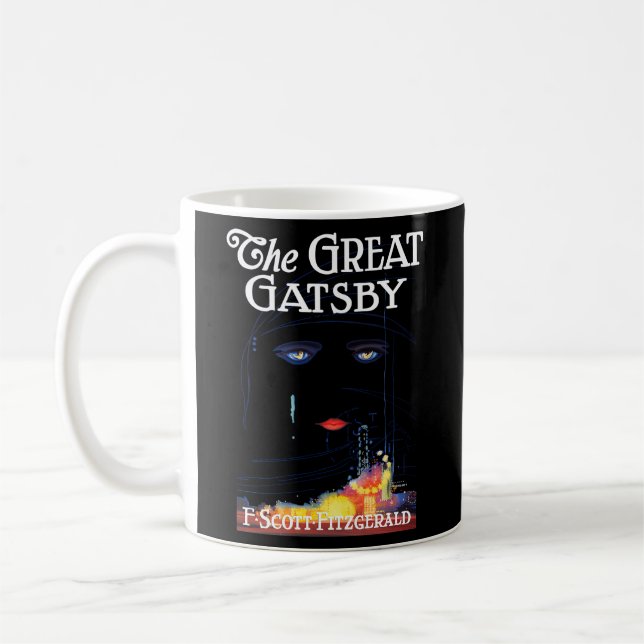 Die großen Gatsby des Great Gatsby Blue Small Kaffeetasse (Links)