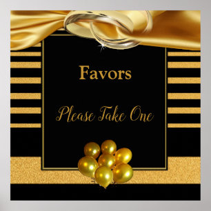 Die großen Gatsby-Inspiration-Gastgeschenke Hochze Poster