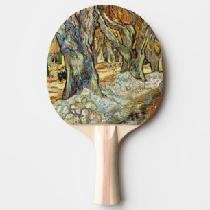 Die großen Platanen von Vincent Van Gogh Tischtennis Schläger