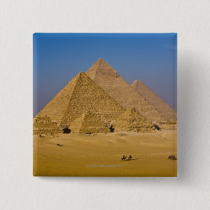 Die großen Pyramiden von Giseh, Ägypten Button